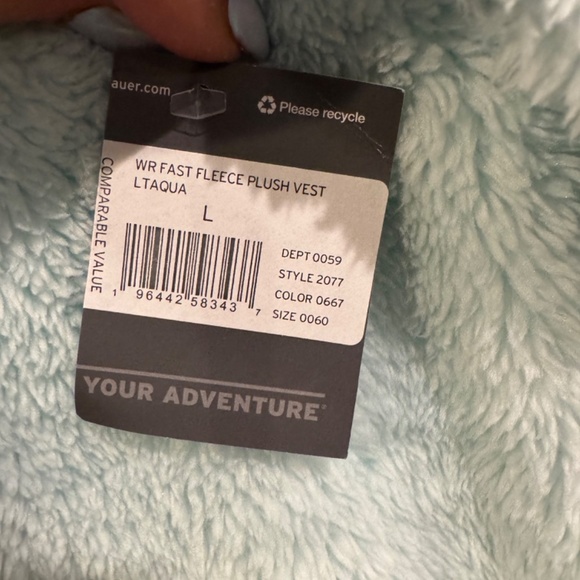 NWT Eddie Bauer fleece vest size large - Picture 5 of 5